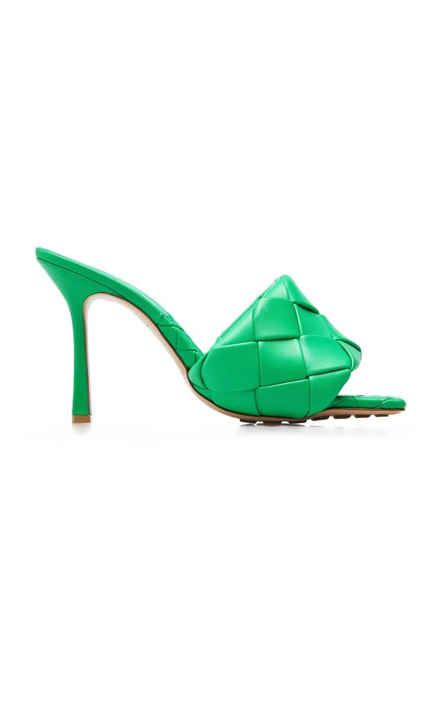 Bottega Veneta Bottega Veneta - The Lido Intrecciato Leather Sandals - Green - IT 37 - Moda Operandi 1