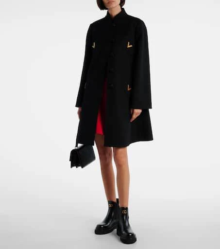 Valentino VLogo Signature leather ankle boots 3