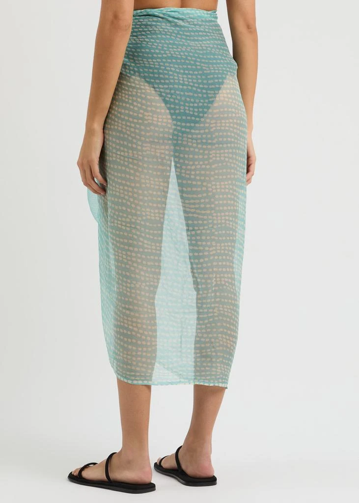 Cloe Cassandro Printed silk-georgette sarong  3