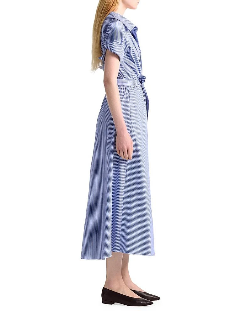 Altuzarra Lydia Stripe Cotton Wrap Shirtdress 2