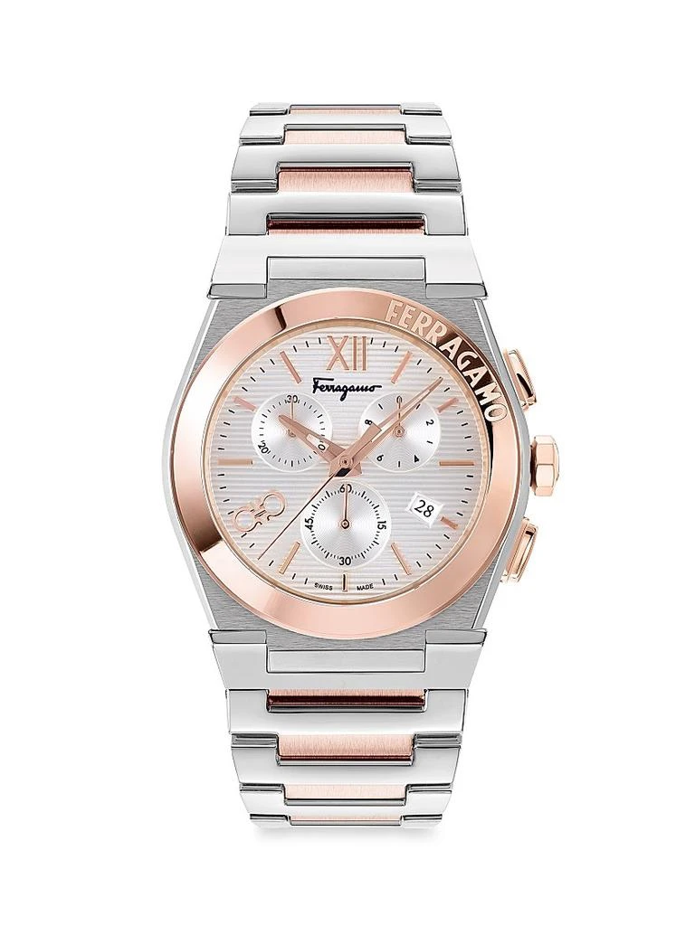Salvatore Ferragamo Vega Chrono Stainless Steel Watch 1