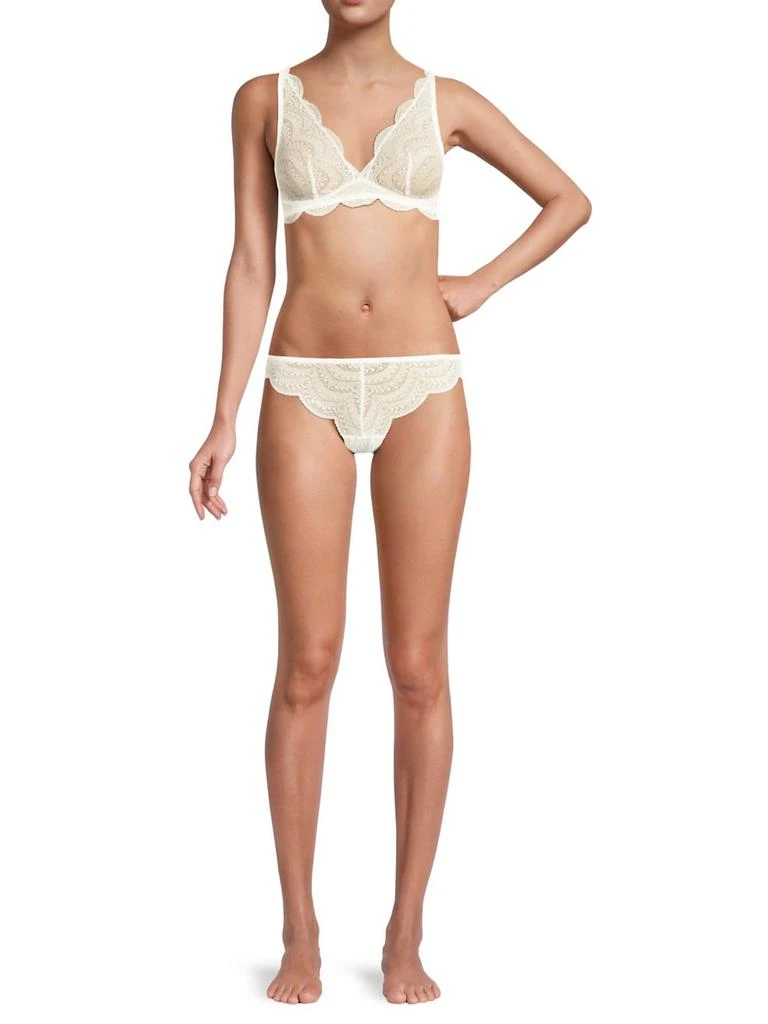 Simone Pérèle Karma Scalloped Lace Triangle Bra 2