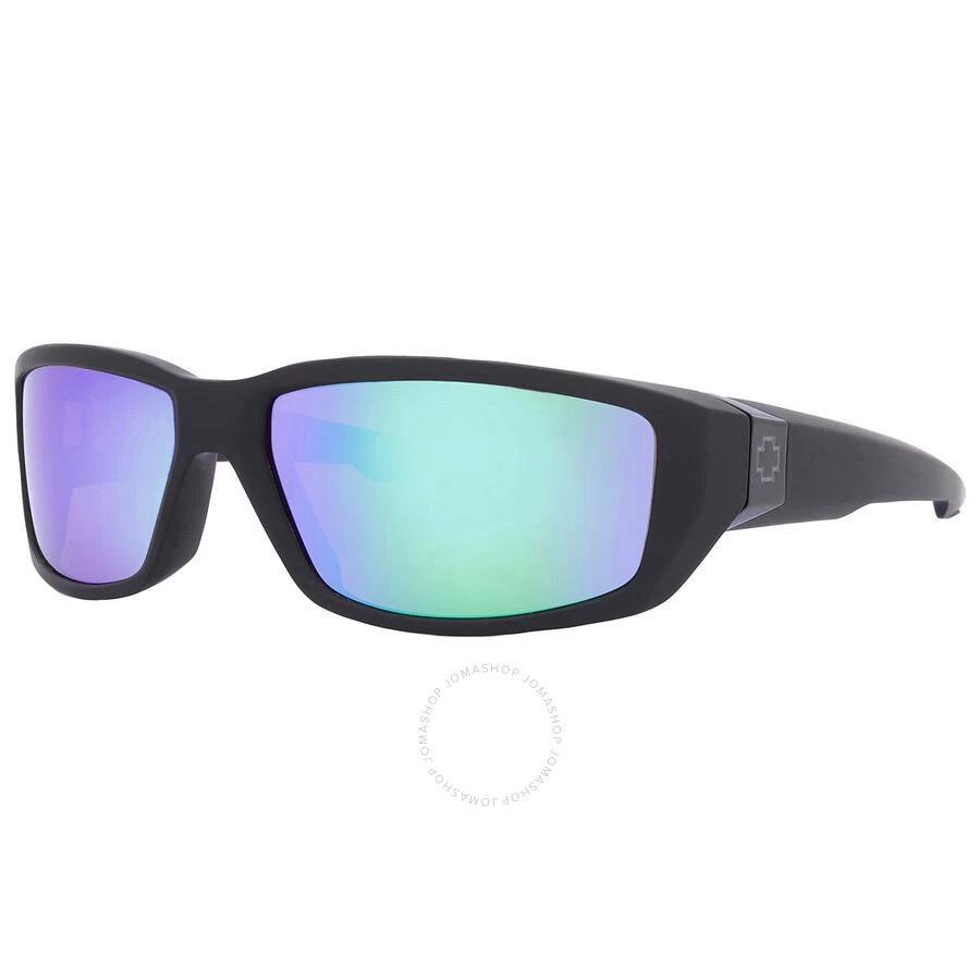Spy DIRTY MO Happy Bronze Polar with Green Spectra Mirror Wrap Men's Sunglasses 6700000000094 2