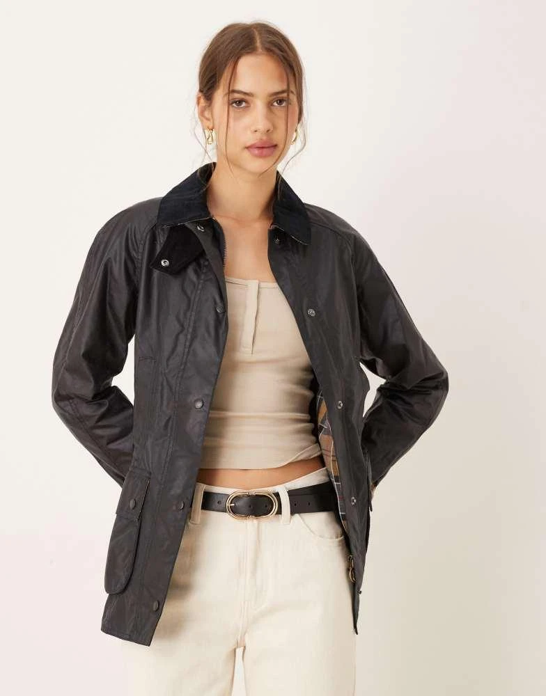 Barbour Barbour Beadnell wax jacket in navy - NAVY