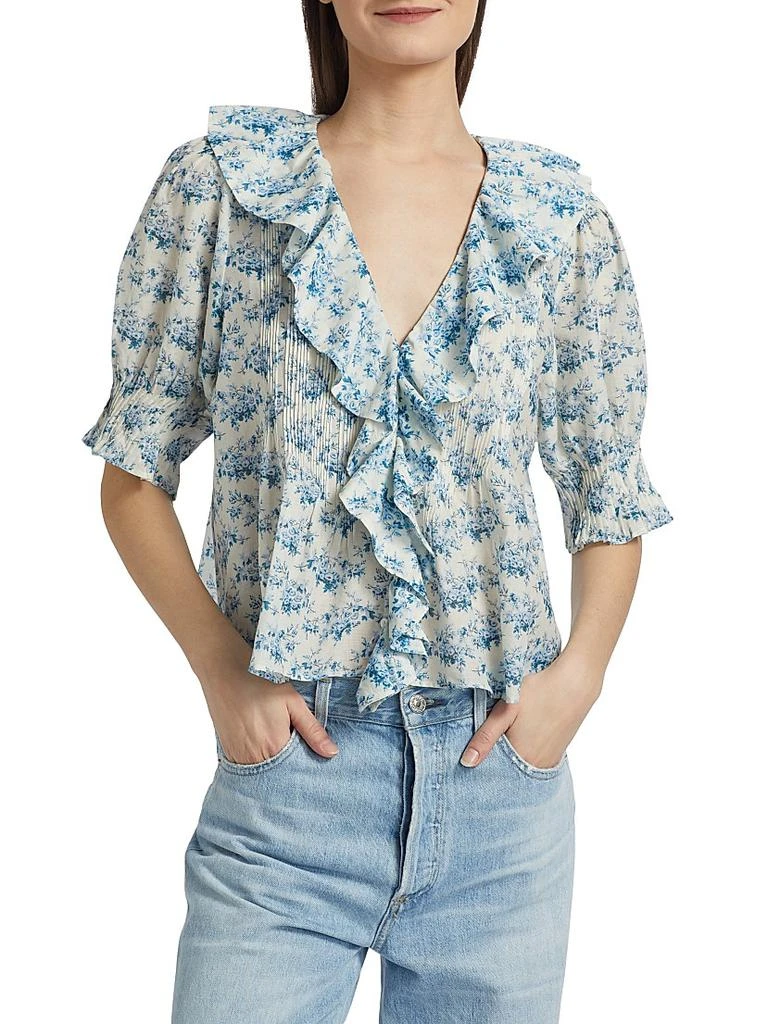 DÔEN Henri Floral Cotton Top 3