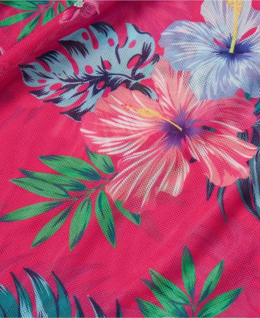 Lands
End Girls Short Sleeve Mesh Cover Up 2