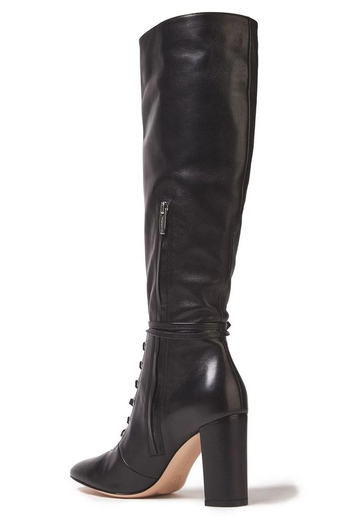 Gianvito Rossi Melissa 85 lace-up leather knee boots 3