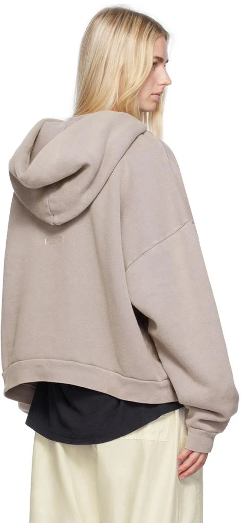 Acne Studios Gray Garment-Dyed Hoodie 3