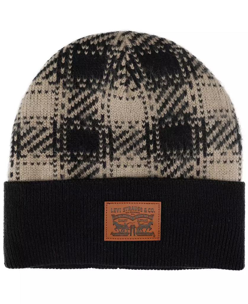 Levi's Men's Brushed Plaid Beanie