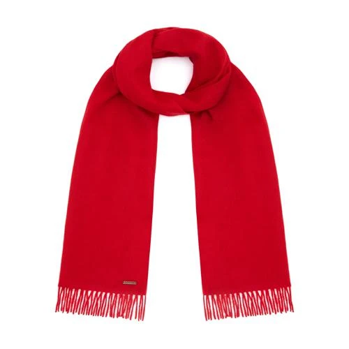 Hortons England Hortons England - 100% Lindo Wool Country Scarf Red 1