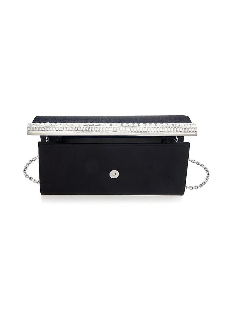 Judith Leiber Perry Satin & Crystal Clutch 2