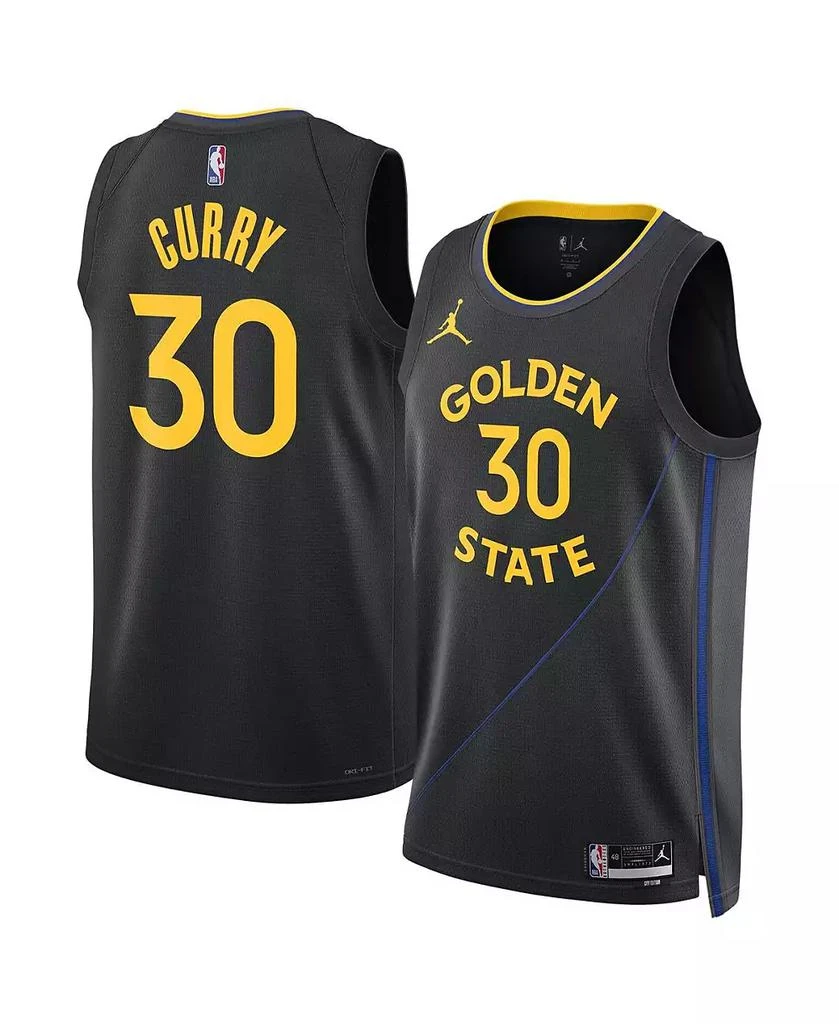 Jordan Men
s and Women
s Stephen Curry Black Golden State Warriors 2024/25 Swingman Jersey - Statement Edition