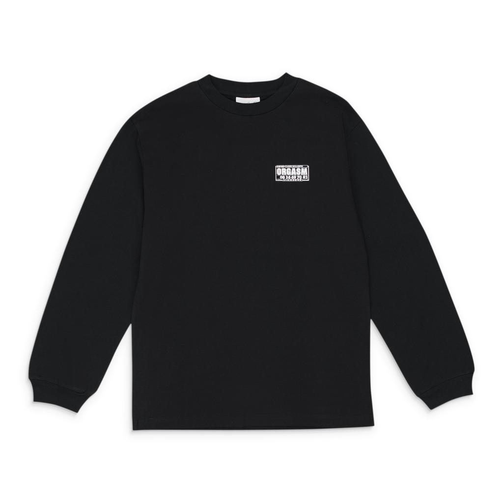 Carne Bollente CARNE BOLLENTE 3615 CARNE BLACK LONG SLEEVE T-SHIRT