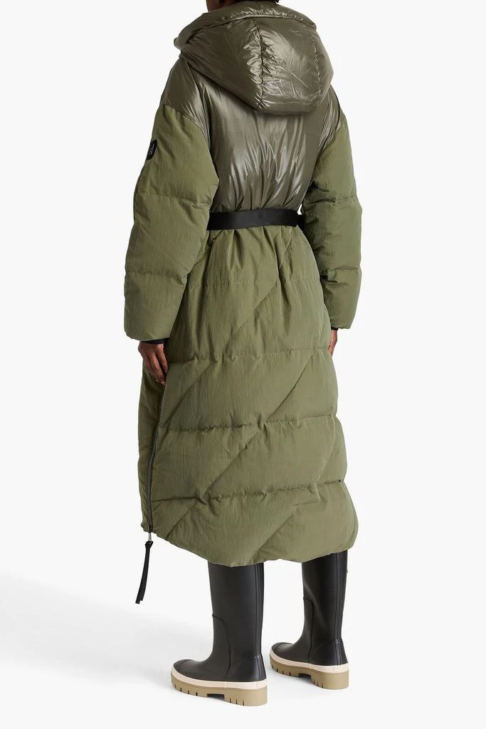 Holden Quilted belted shell hooded down coat 3