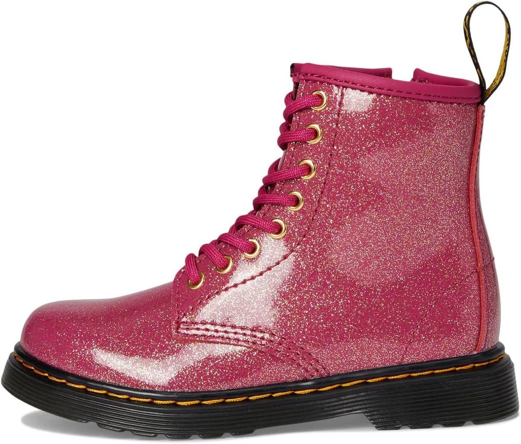 Dr. Martens Dr. Martens Unisex Kids 1460 Lace Up Boot (Toddler/Little Kid/Big Kid) Fuchsia/Silver/Gold Glitter 3 Little Kid Medium 4