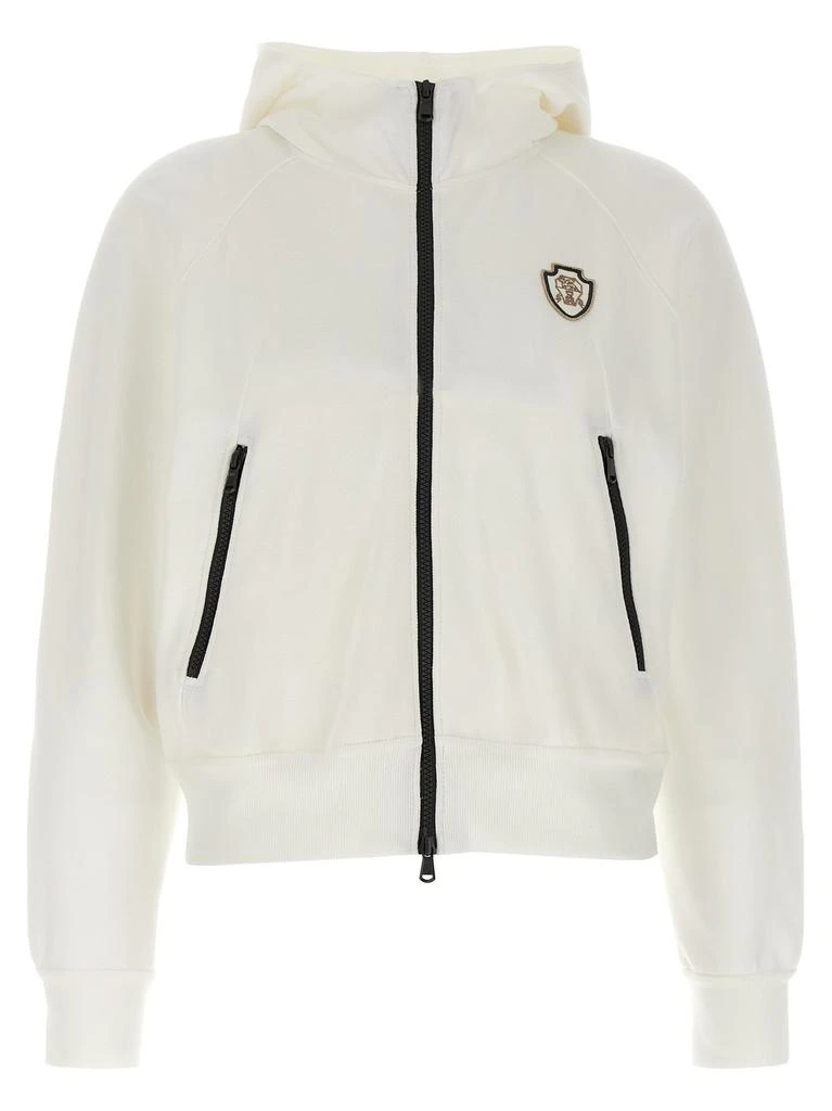 Brunello Cucinelli Brunello Cucinelli Logo Patch Zip-Up Hoodie