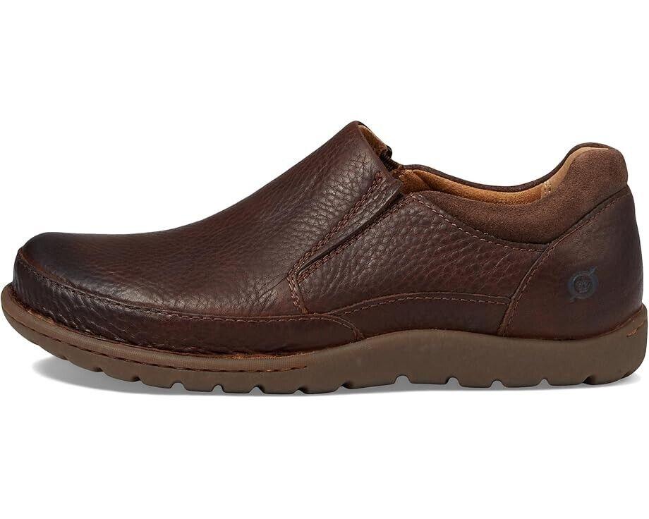 Born Nigel Men's Size US 9.5 Dark Brown Leather Slip-On Dress Shoes ZPO3037
