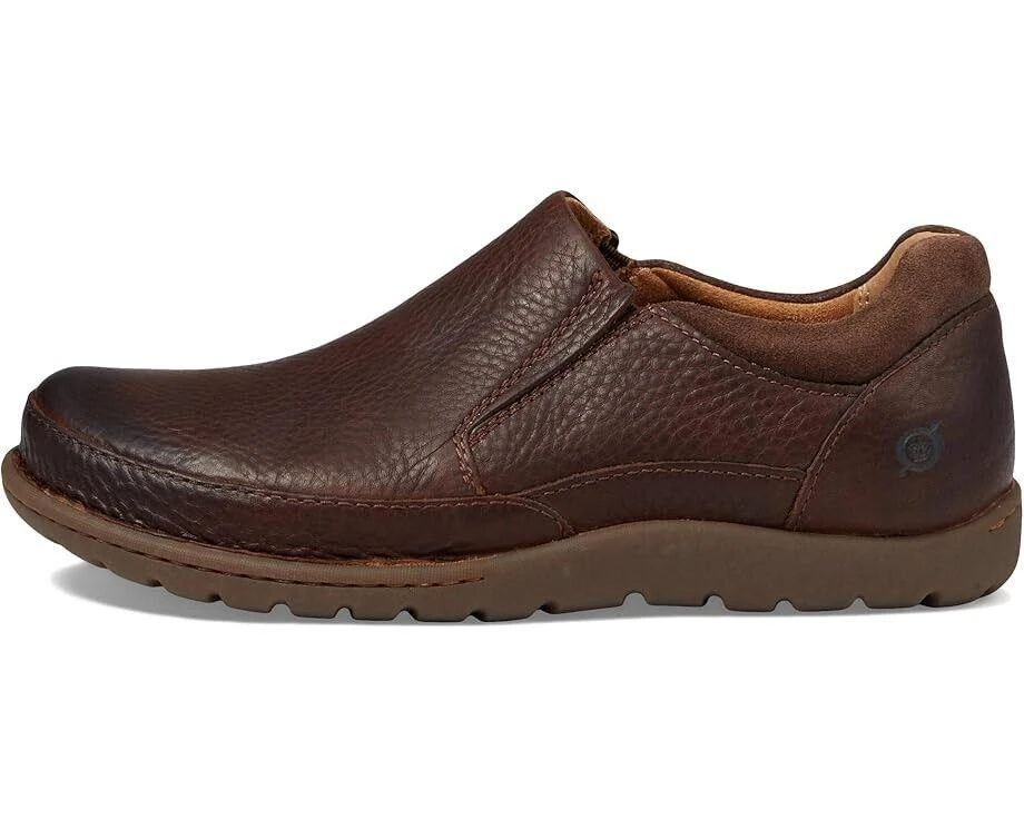Born Nigel Men's Size US 9.5 Dark Brown Leather Slip-On Dress Shoes ZPO3037 2
