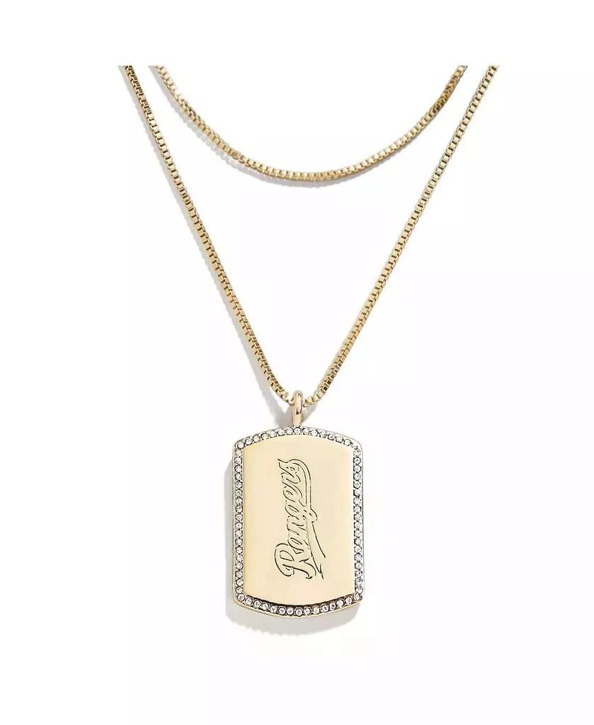 WEAR by Erin Andrews x Baublebar Texas Rangers Dog Tag Necklace 1
