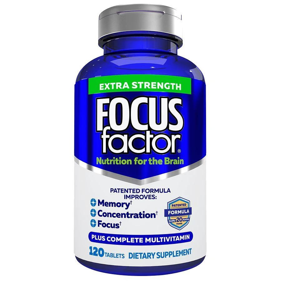 Focus Factor Brain Health Supplement for Brain Performance - Focus, Memory, Multivitamin
