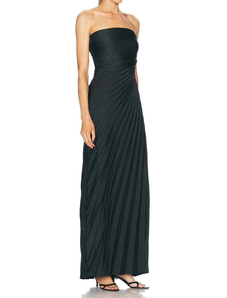 A.L.C. A.L.C. - Bianca Strapless Pleated Maxi Dress 2