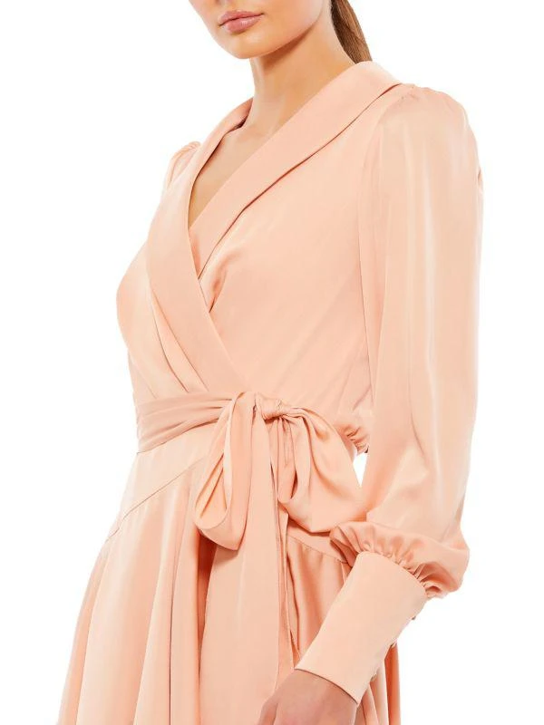 Mac Duggal Asymmetric Mini Wrap Dress 3