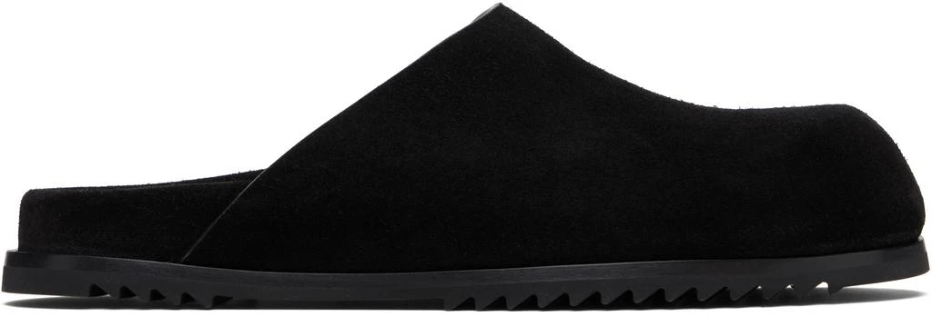 Rick Owens Black Concordians Granola Mule Loafers 1