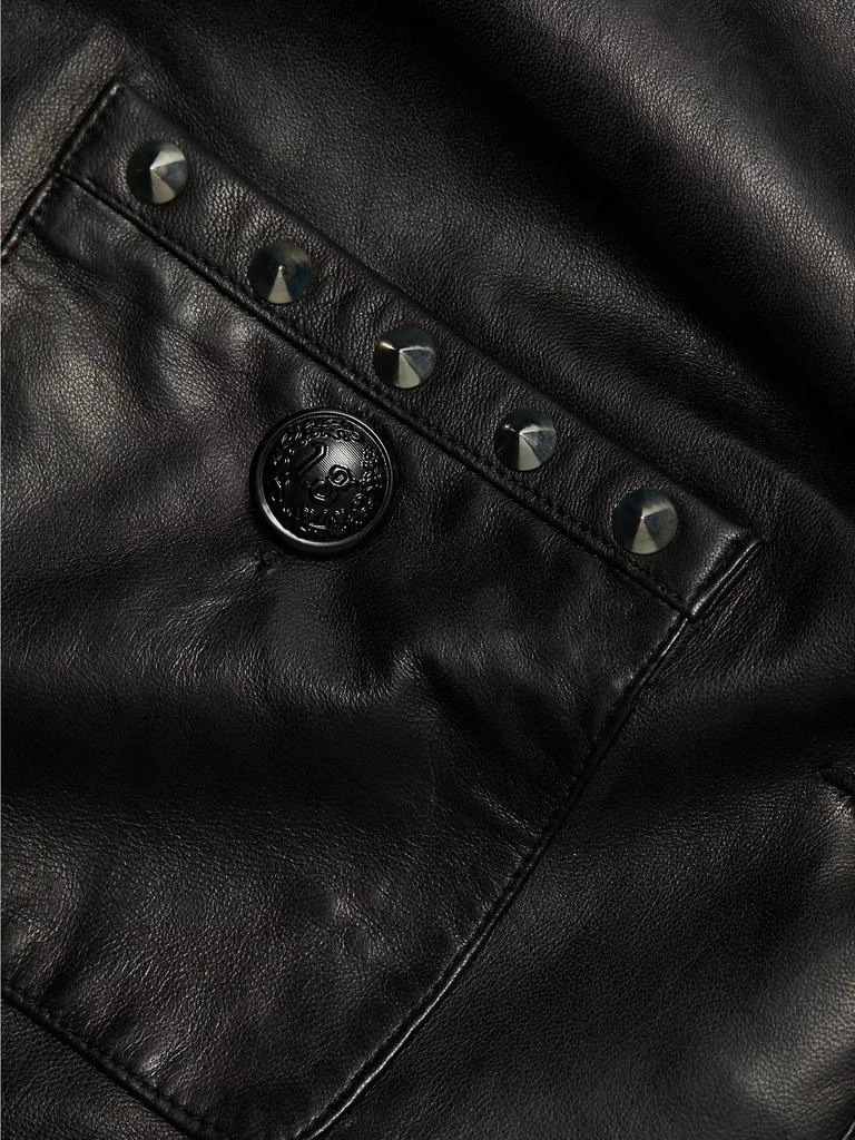 R13 Leather Slouch Studded Jacket 7