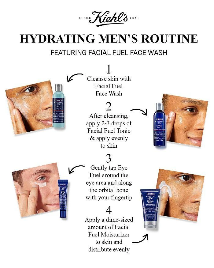 Kiehl's Facial Fuel Energizing Face Wash 33.8 oz. 6