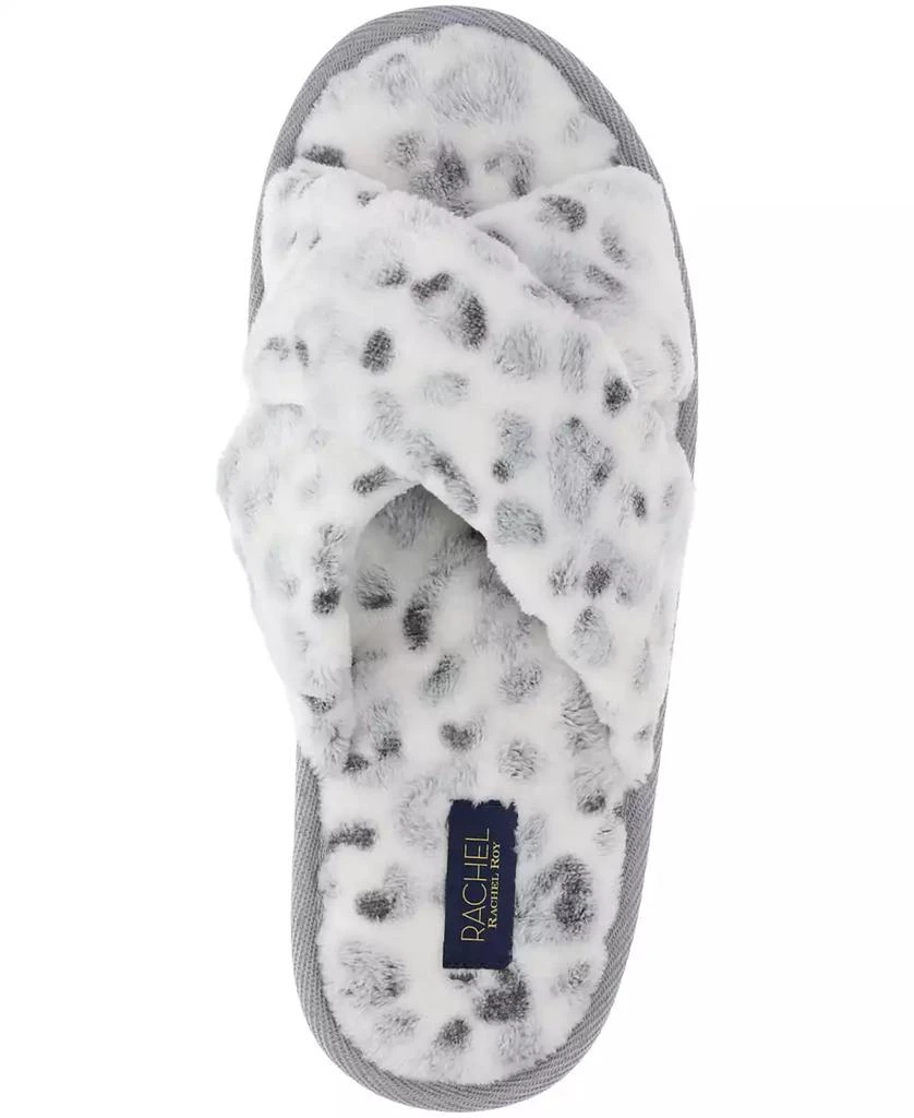 RACHEL Rachel Roy Women's Gift Set with X-Band Plush Slipper and Cheetah Blanket Set 6