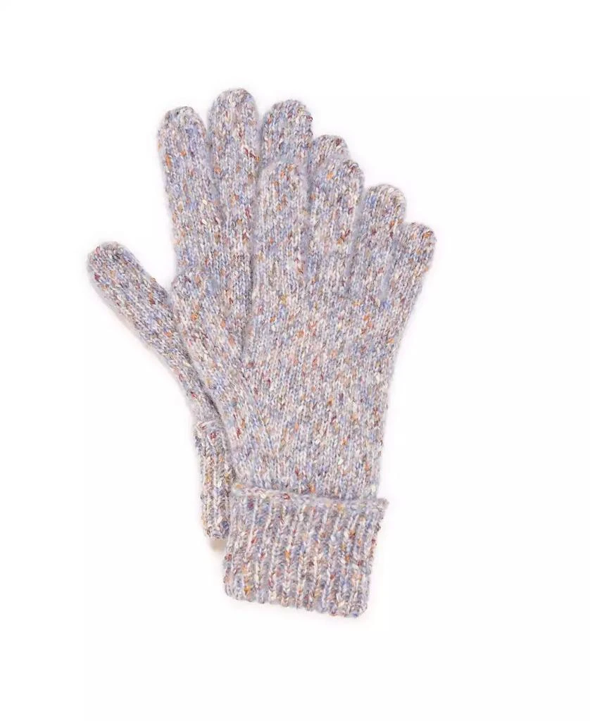 MUK LUKS Women's Fuzzy Space Dye Cable Glove 1