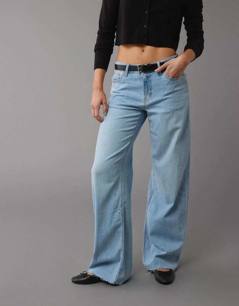 AE AE Dreamy Drape Stretch Low-Rise Baggy Wide-Leg Jean 1