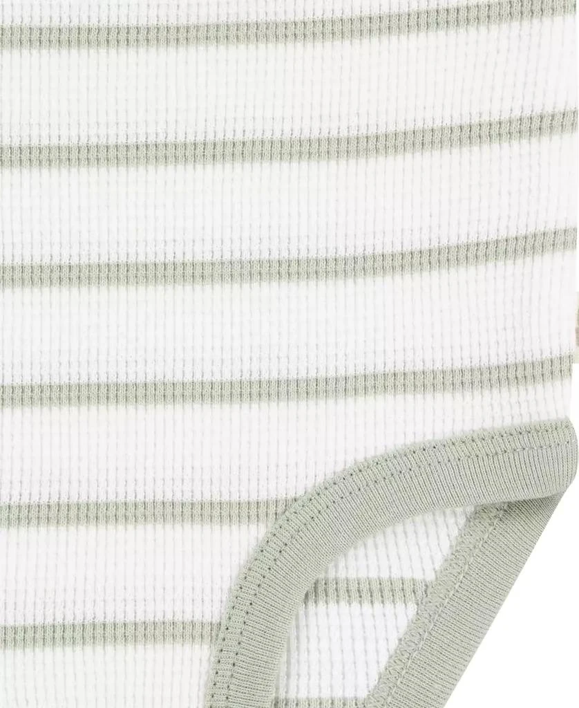 Huggies Baby Boys Cotton Waffle Bodysuit, Pants & Hat, 3 Piece Set 5