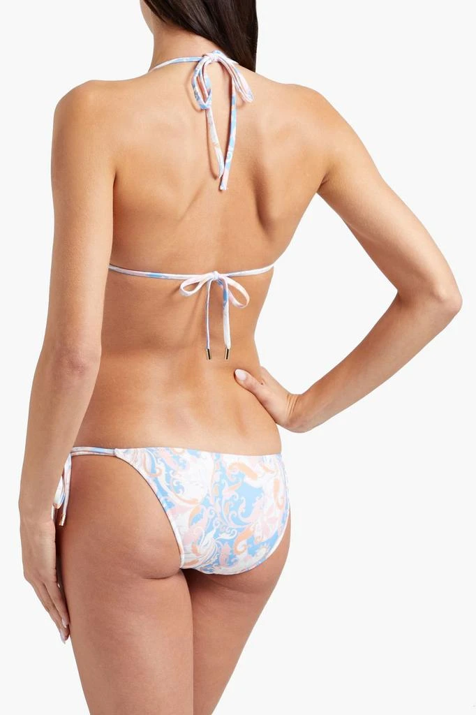 MELISSA ODABASH Porto printed low-rise bikini briefs 3