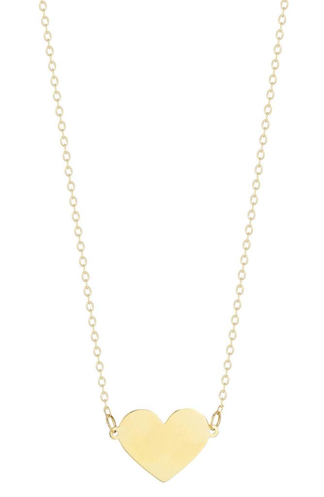 Ember Fine Jewelry 14K Yellow Gold Heart Pendant Necklace
