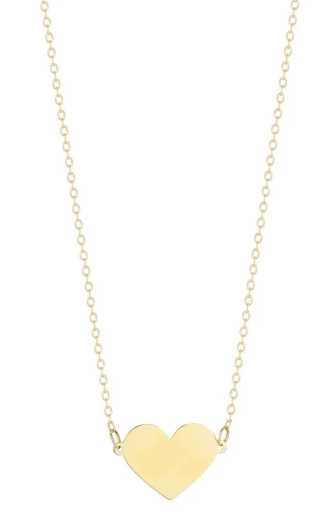 Ember Fine Jewelry 14K Yellow Gold Heart Pendant Necklace 1