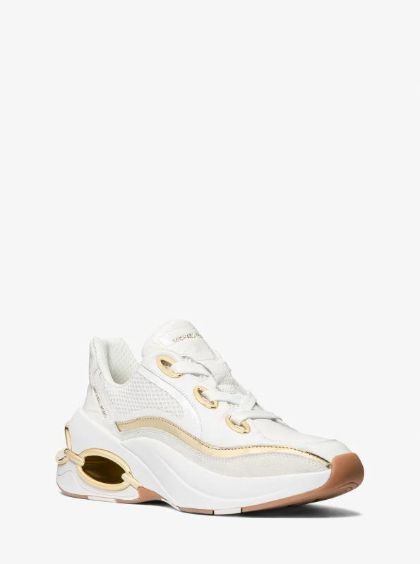 Michael Kors Toni Mixed-Media Trainer