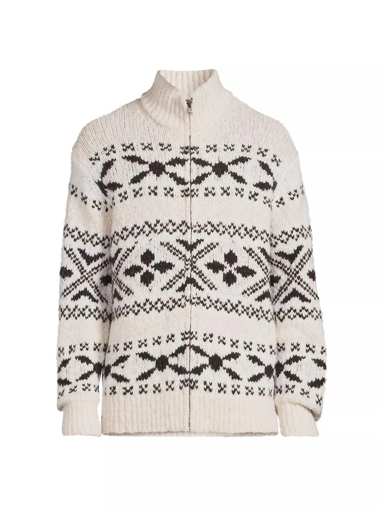 Vince Fair isle-Style Wool-Blend Knit Sweater 1