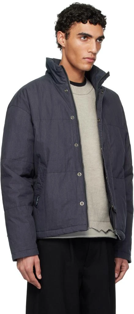 Izzue Gray Indigo-Dyed Down Jacket 2