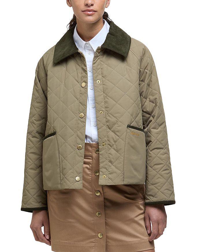 Barbour Barbour Beadnell Waxed Jacket With Crop Cut