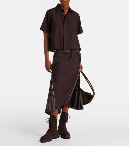 Jimmy Choo Noemi 45 suede combat boots 3