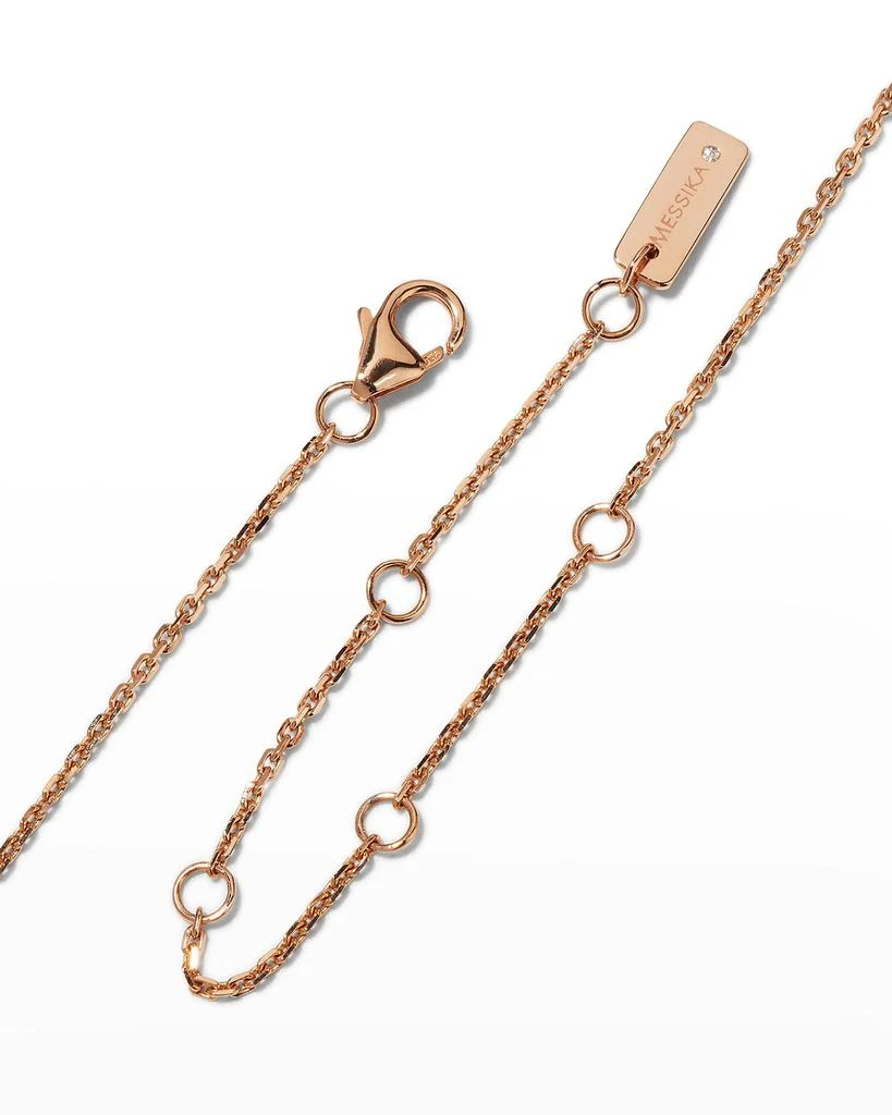 Messika Baby Move 18K Rose Gold Diamond Pave Necklace 5