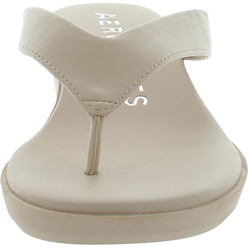 Aerosoles Womens Slip On Wedges Thong Sandals