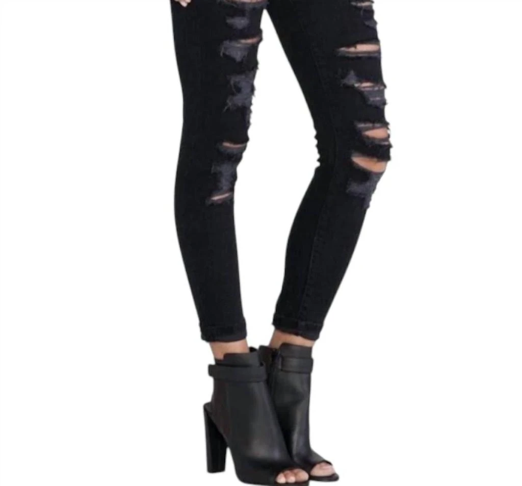 Current Elliott Current/Elliott - Stiletto Tattered Jeans 3