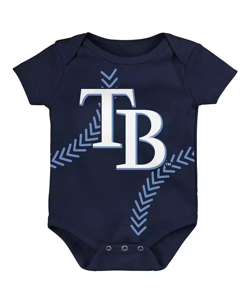 Outerstuff Newborn and Infant Boys and Girls Navy Tampa Bay Rays Running Home Bodysuit