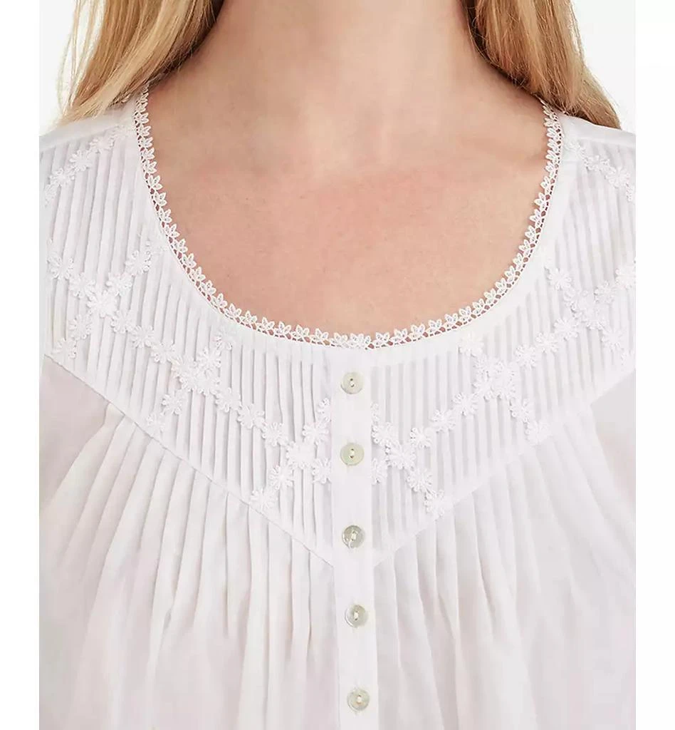 Eileen West Cotton Lace-Trim Short Nightgown 3