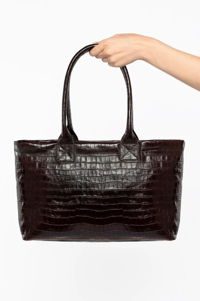 Los Angeles Apparel RLH3493 - Crocodile Weekday Tote Bag 5