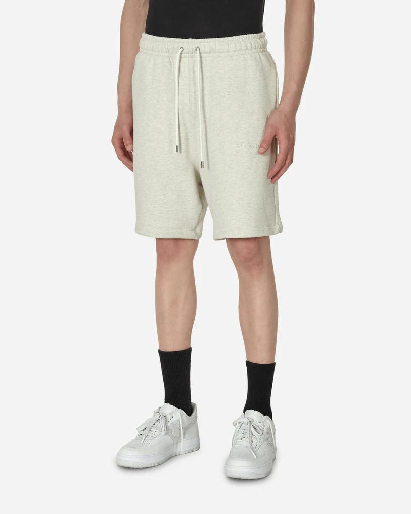 Jordan Wordmark Fleece Shorts Oatmeal Heather 1