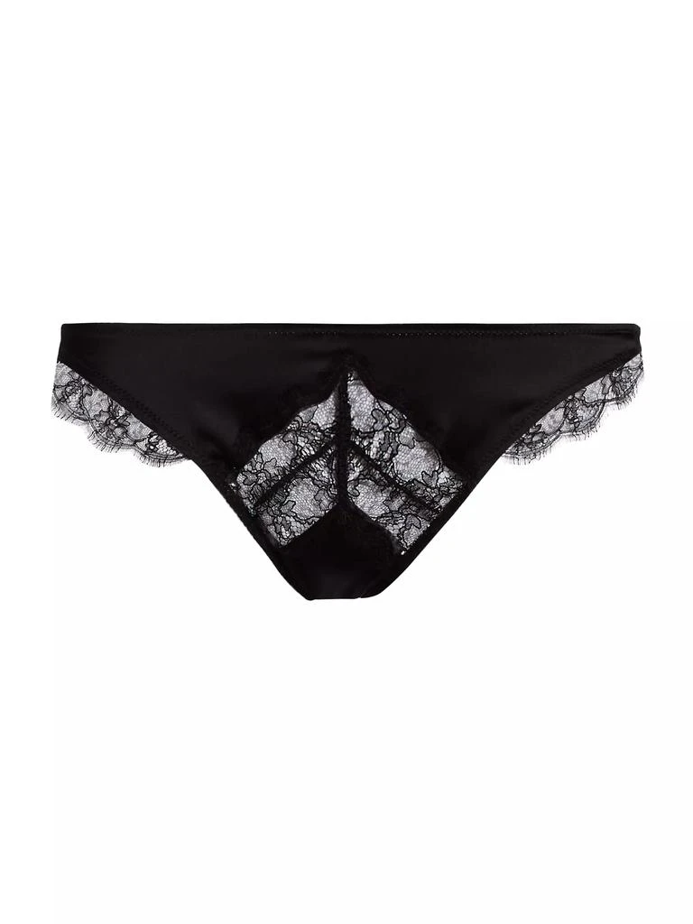 Kiki De Montparnasse Lace Inset Thong 1