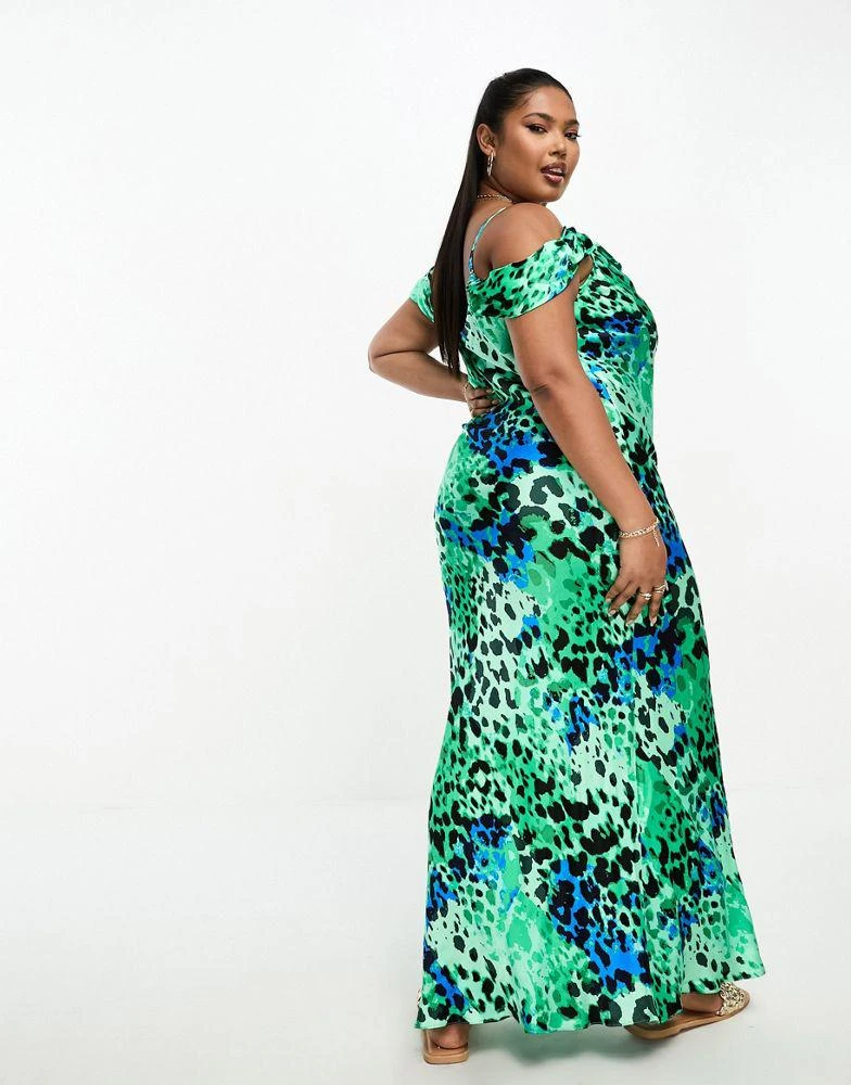 Shop River Island Plus cowl neck drape sleeve satin midi dress in green animal print on Sale at BeyondStyle Get 70% Off River Island Plus cowl neck drape sleeve satin midi Shop River Island Plus cowl neck drape sleeve satin midi dress in green animal print on Sale at BeyondStyle Get 70% Off River Island Plus cowl neck drape sleeve satin midi